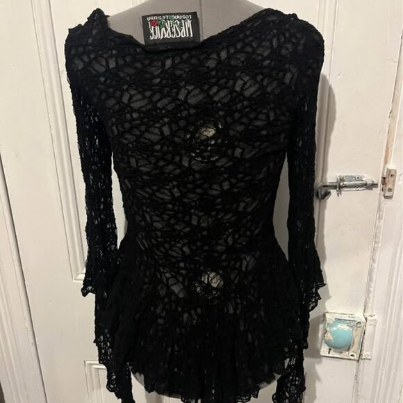 ISO!! Lip Service spiderweb webutante cardigan/top - Picture 2 of 2
